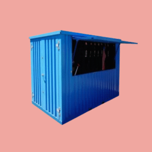 Conteneur Bar Démontable XL 3x2m Bleu RAL 5015