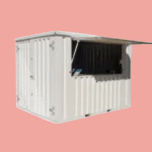 Conteneur Bar Démontable 4×2m XL Blanc RAL 9016